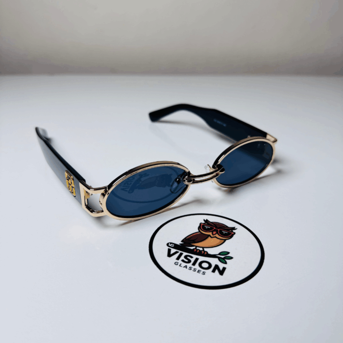 Luna Noir Model Kadın Retro Siyah Dar Güneş Gözlüğü - Görsel 3