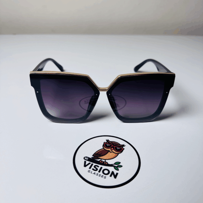 Dark Mirage Siyah Köşeli Lüks Kadın Güneş Gözlüğü - Görsel 2