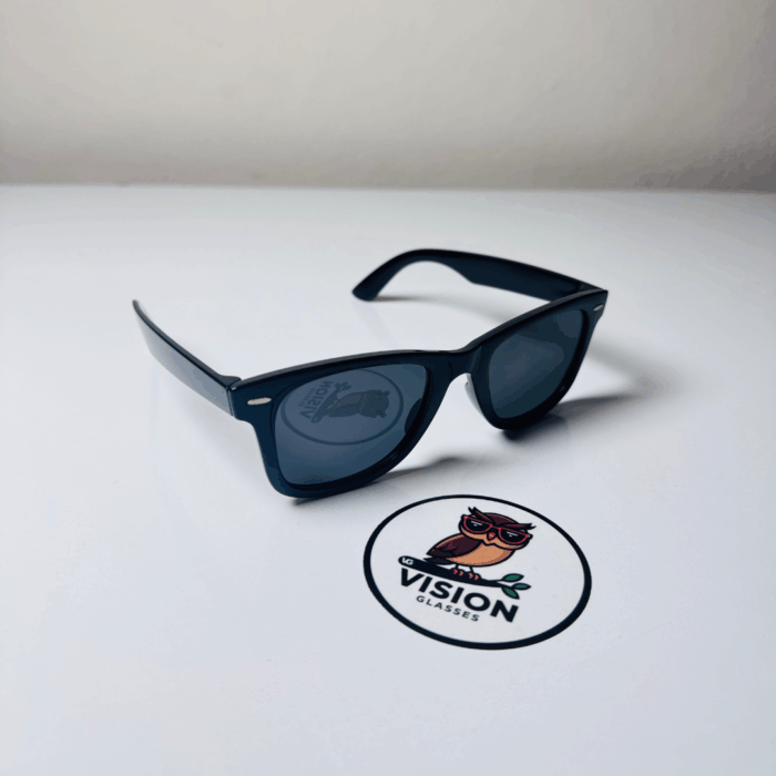 4 Raven Siyah Güneş Gözlüğü - Görsel 1