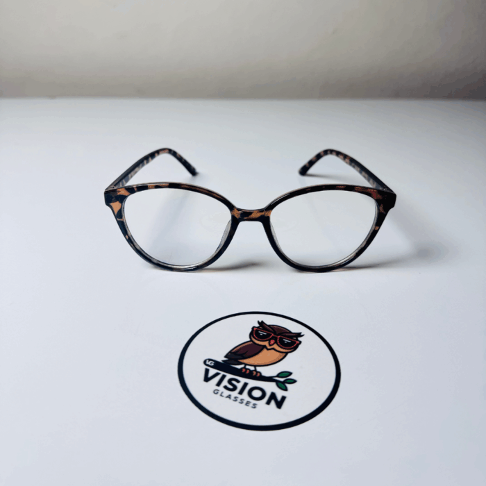 Feline Focus Kadın Leopar Mavi Işık Korumalı Gözlük - Görsel 2