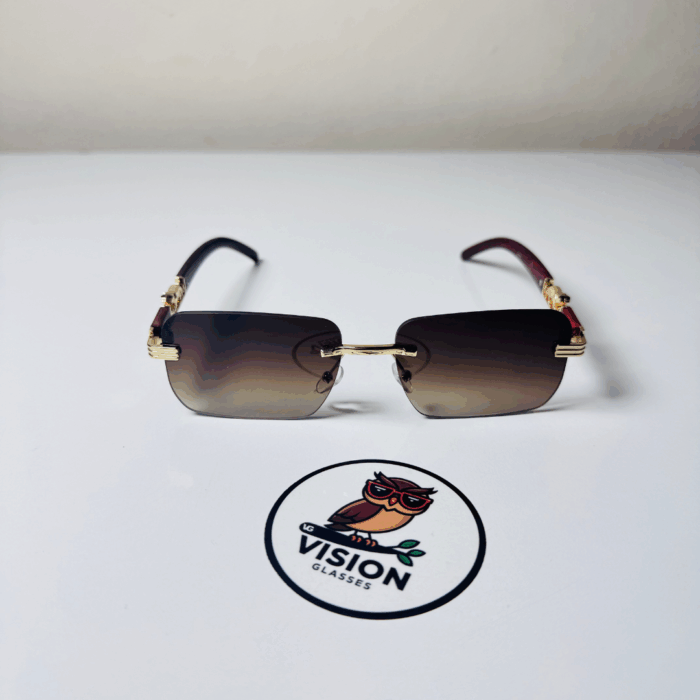 Olivia Gold Çerçevesiz Kadın Güneş Gözlüğü - Görsel 2