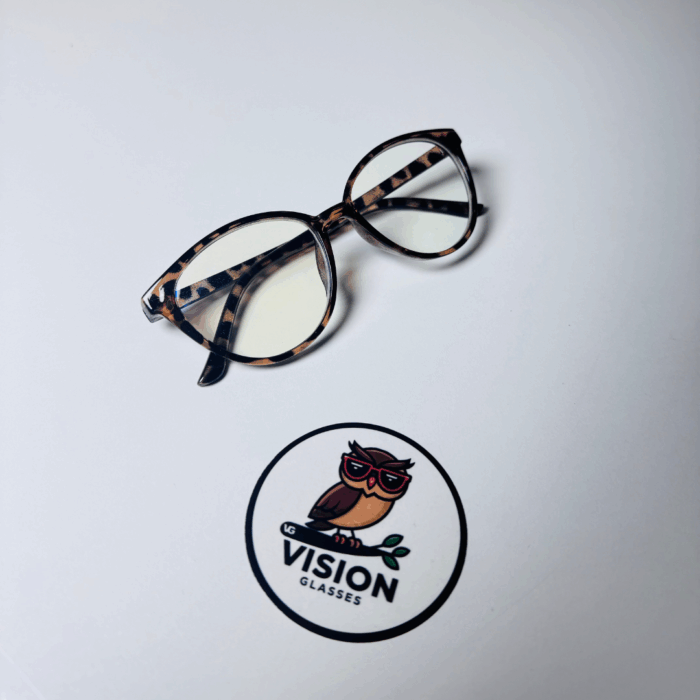 Feline Focus Kadın Leopar Mavi Işık Korumalı Gözlük - Görsel 3