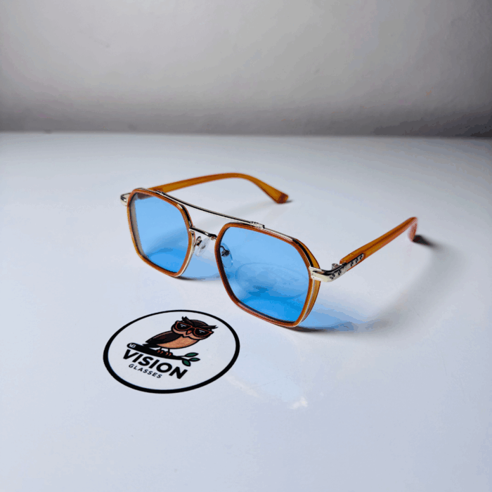 2 Vitrum Orange Unisex Köşeli Güneş Gözlüğü - Görsel 3