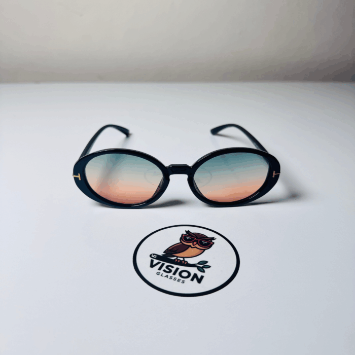 Lois Noir Kadın Oval Güneş Gözlüğü - Görsel 3