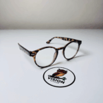 Round Leopard Unisex Yuvarlak Mavi Işık Korumalı Gözlük