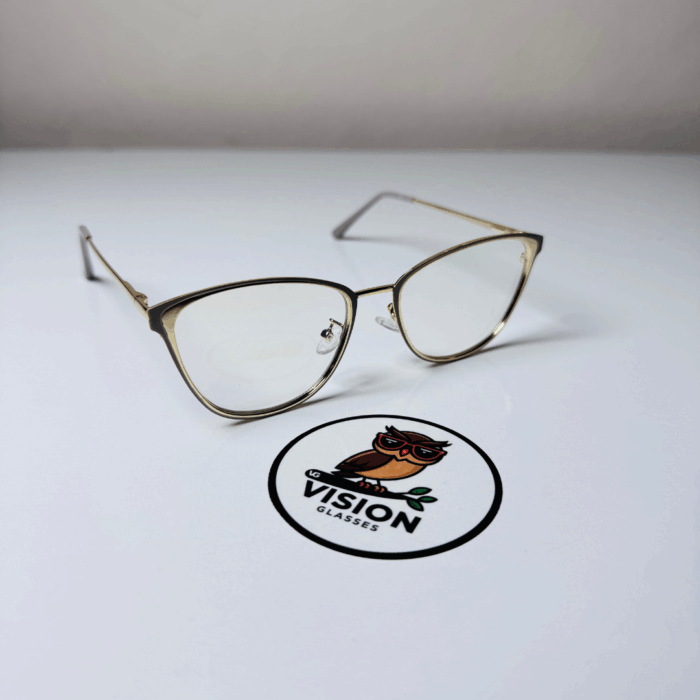 Golden Luxe Kadın Mavi Işık Korumalı Gözlük - Görsel 4