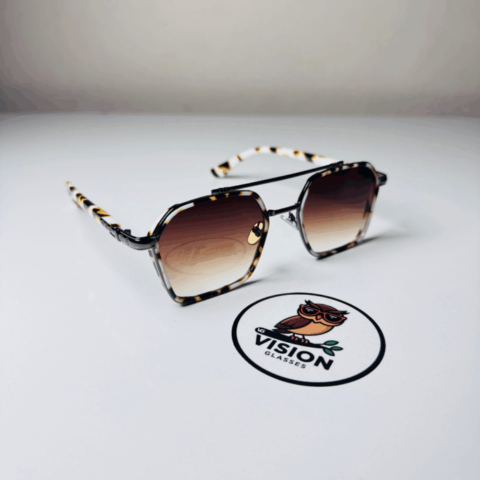 Colorwave Kahverengi Unisex Güneş Gözlüğü - Görsel 1