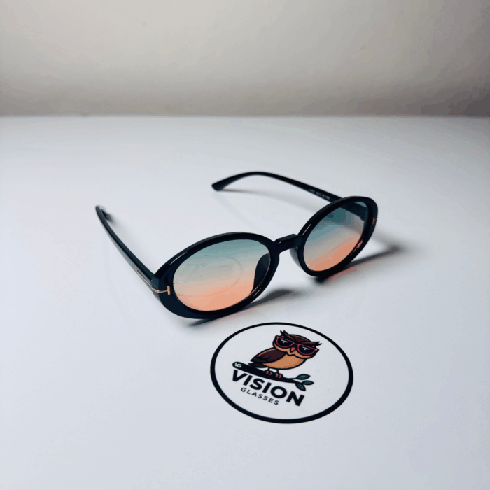 3 Lois Noir Kadın Oval Güneş Gözlüğü - Görsel 1