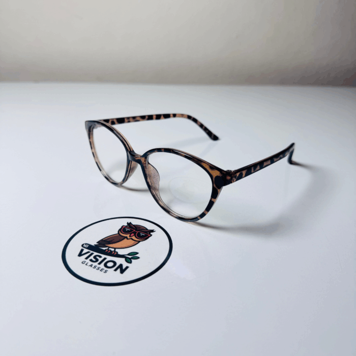 Feline Focus Kadın Leopar Mavi Işık Korumalı Gözlük - Görsel 4