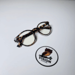 Round Leopard Unisex Yuvarlak Mavi Işık Korumalı Gözlük - Görsel 4