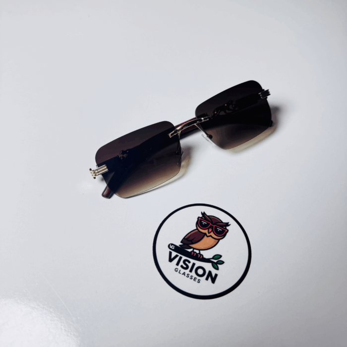 Olivia Gold Çerçevesiz Kadın Güneş Gözlüğü - Görsel 3