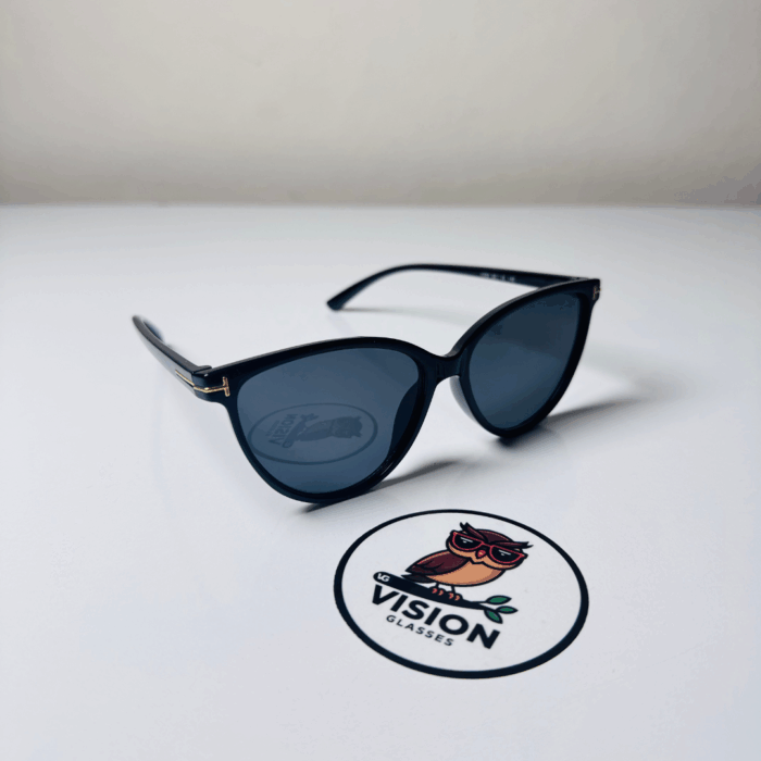 4 Velvet Mirage Kadın Siyah Güneş Gözlüğü - Görsel 1