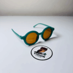 Vision Kids Yeşil Yuvarlak Güneş Gözlüğü - Görsel 4