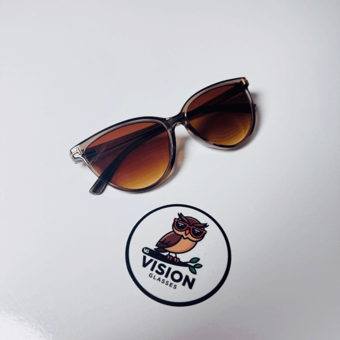 Velvet Mirage Kadın Kahverengi Güneş Gözlüğü - Görsel 4