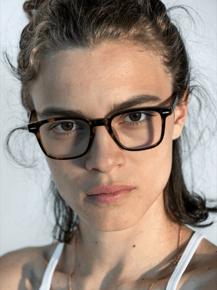 Adsız tasarım (12) Leopard Halo Unisex Mavi Işık Korumalı Gözlük - Görsel 5