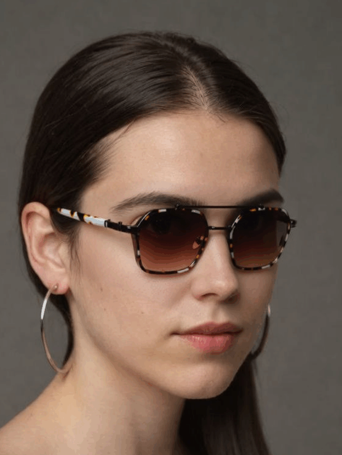 Colorwave Kahverengi Unisex Güneş Gözlüğü - Görsel 5