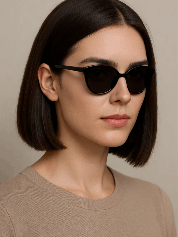 Amy Chic Kadın Siyah Güneş Gözlüğü - Görsel 5