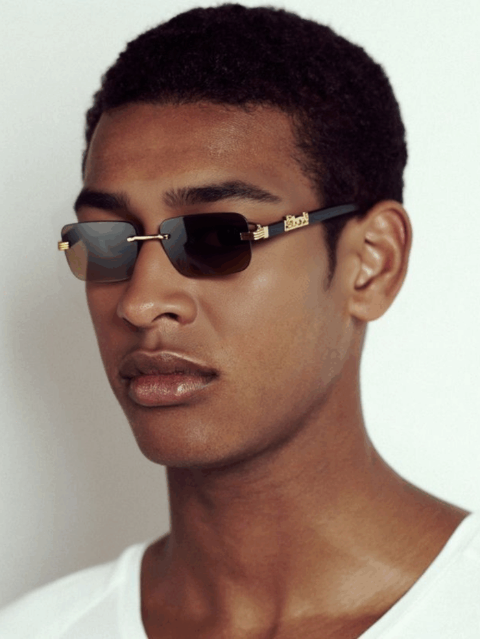 Olivia Gold Çerçevesiz Kadın Güneş Gözlüğü - Görsel 5