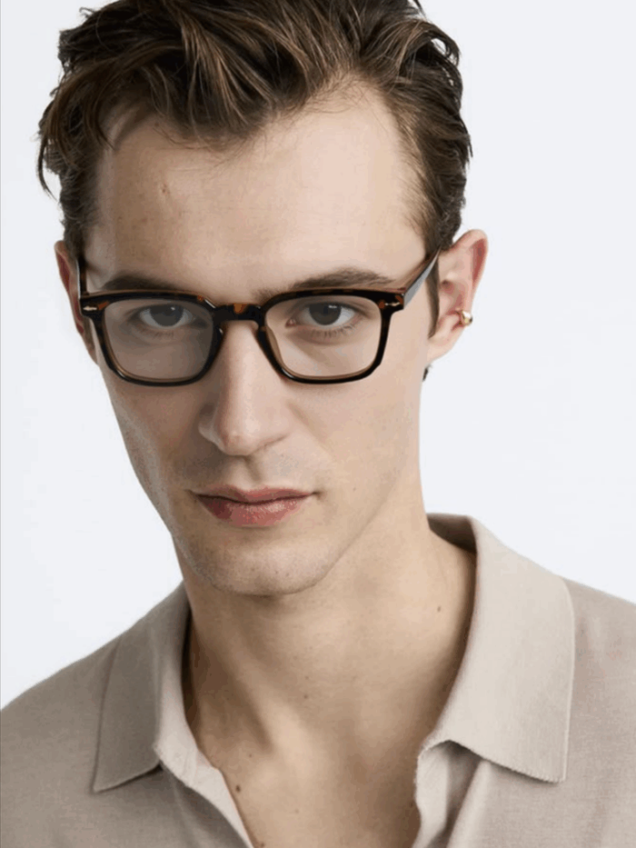 Adsız tasarım (13) Leopard Halo Unisex Mavi Işık Korumalı Gözlük - Görsel 6