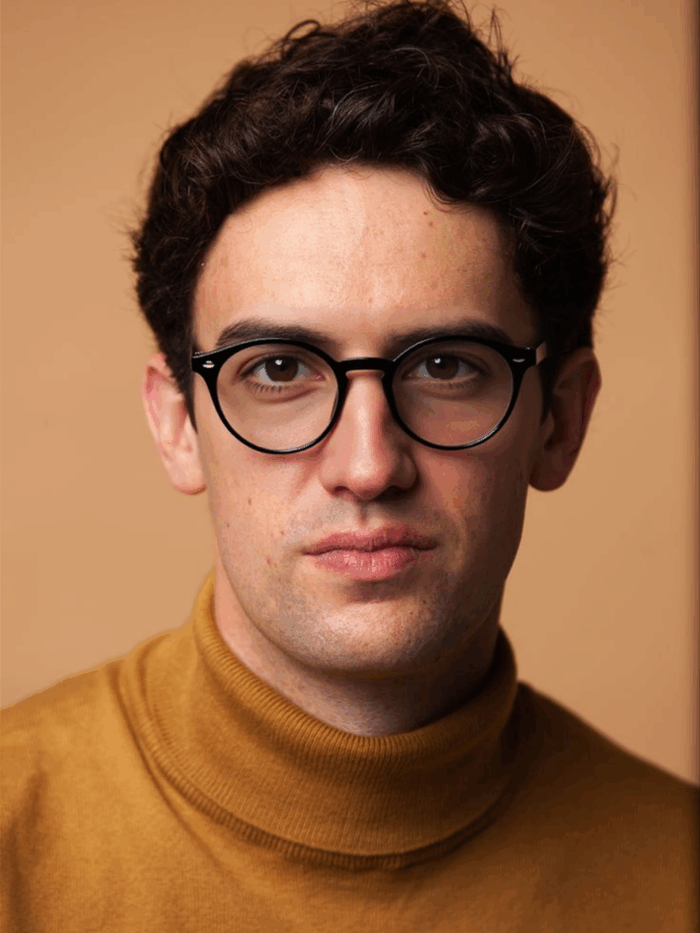 Thin Black Unisex Yuvarlak Mavi Işık Korumalı Gözlük - Görsel 6