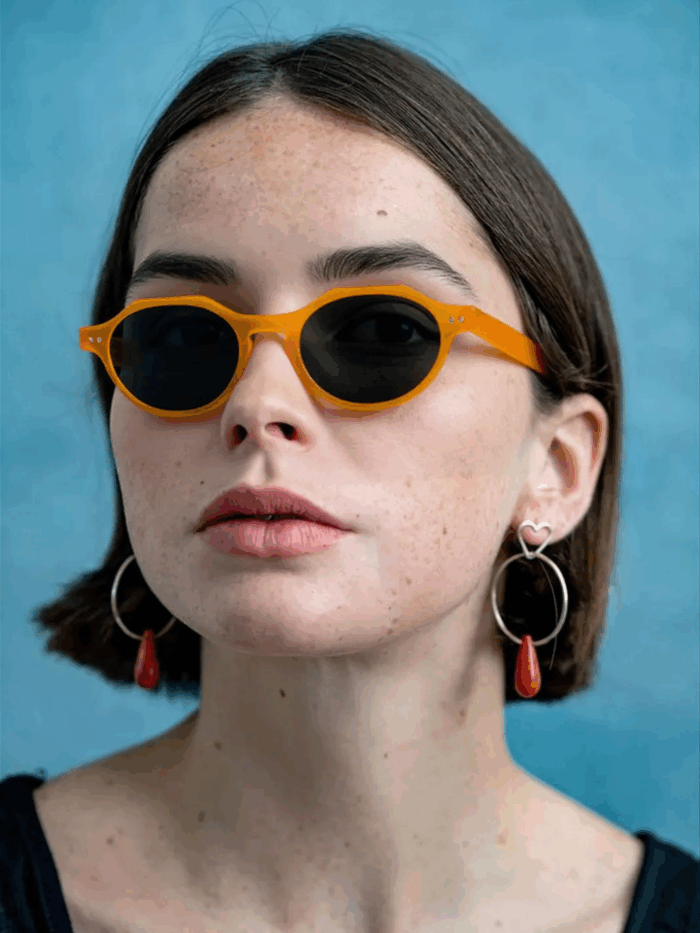 Scott Unisex Turuncu Güneş Gözlüğü - Görsel 6