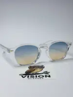 Solar Wave Unisex Şeffaf Güneş Gözlüğü - Görsel 2