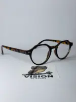 Ethan Vintage Unisex Leopar Mavi Işık Korumalı Gözlük - Görsel 2