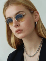 Solar Wave Unisex Şeffaf Güneş Gözlüğü - Görsel 5