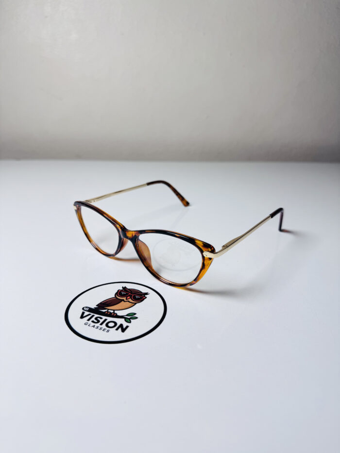 IMG_3142 Saphire West Kadın Leopar Mavi Işık Korumalı Gözlük - Görsel 1