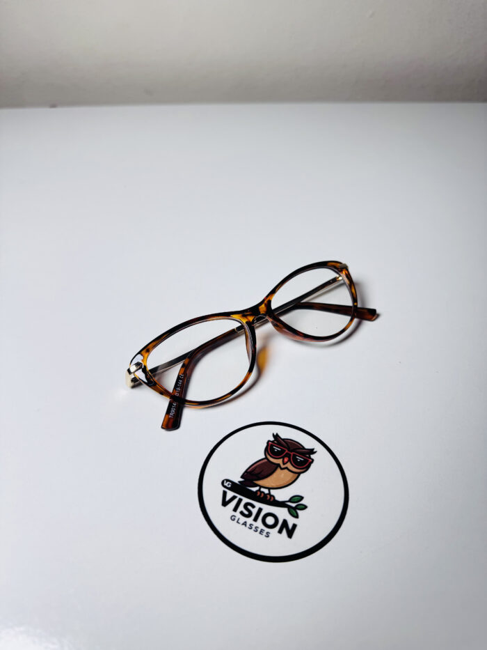 Saphire West Kadın Leopar Mavi Işık Korumalı Gözlük - Görsel 2